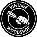 vintage woodshop logo